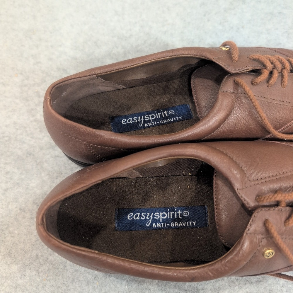 Easy Spirit Anti Gravity Brown Leather Lace Up Oxford Shoes Women Size 5 - Picture 2 of 8